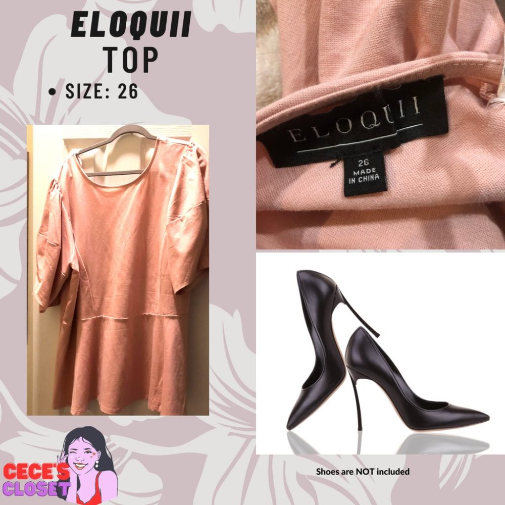 ELOQUII Babydoll Top | Size: 26